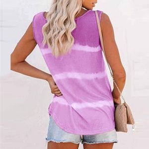 PURPLE DYED TANK TOP